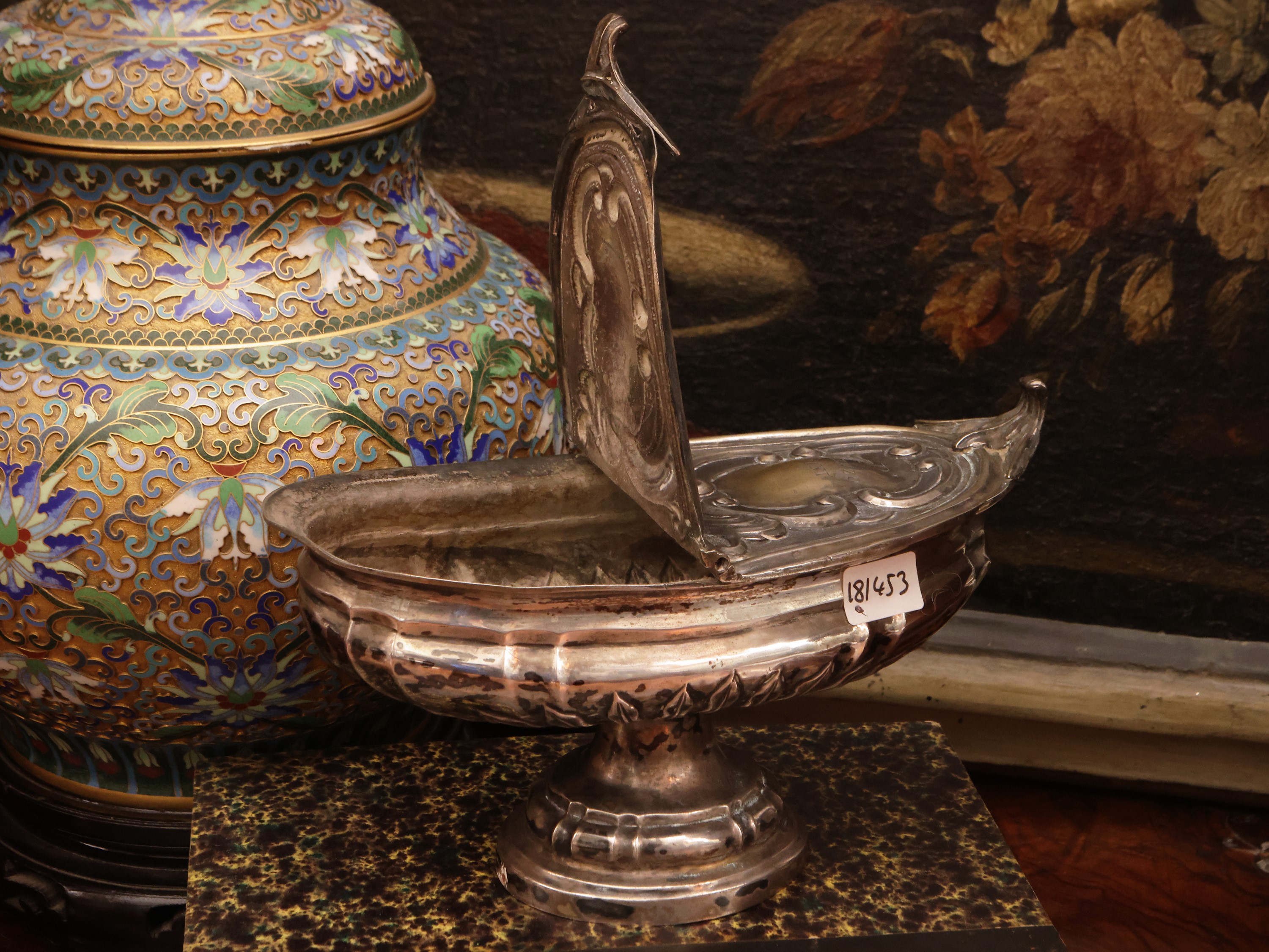 Navicella in argento