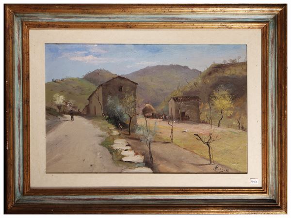 Rutilio Muti - Glimpse of the street 1983