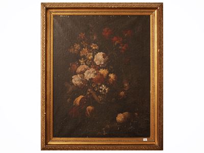 Garibaldo Cepparelli, Natura morta con fiori, olio su tela