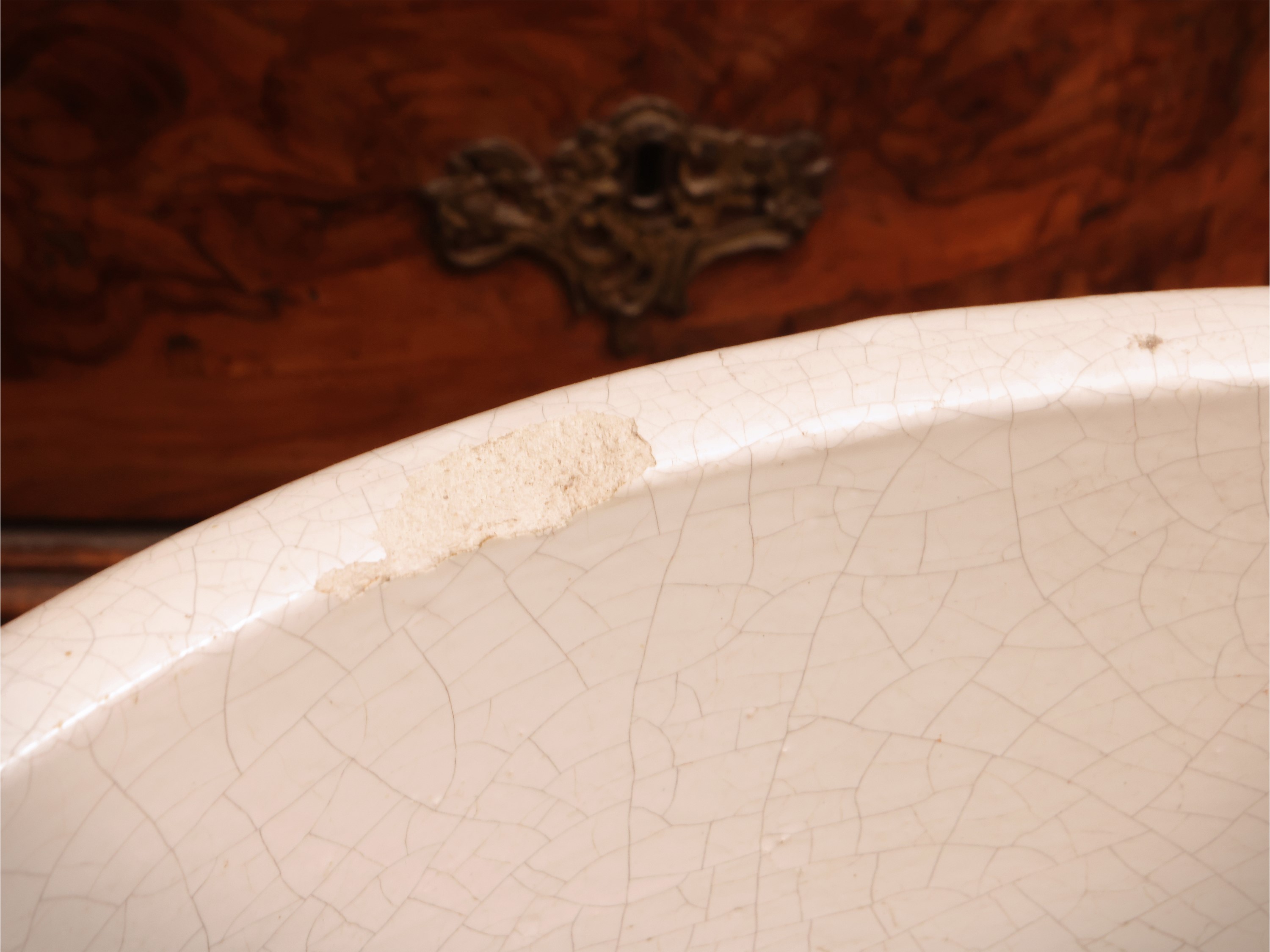Grande fioriera portavasi in ceramica, h cm 40x50