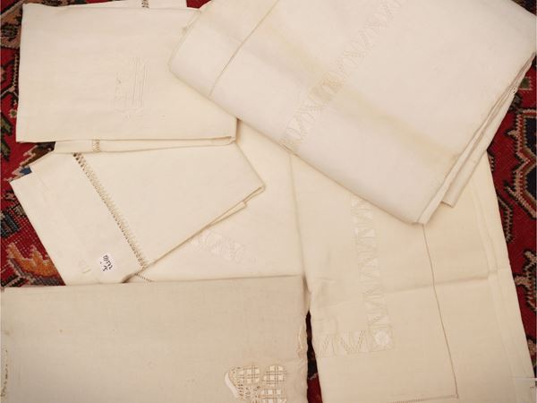 Vintage linen sheet