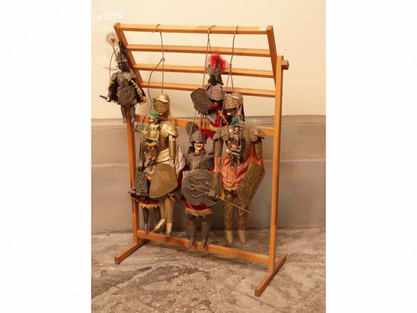 Lot of puppets