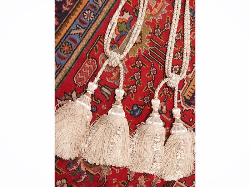 Coppia di ambrasse color avorio, Houlès Paris