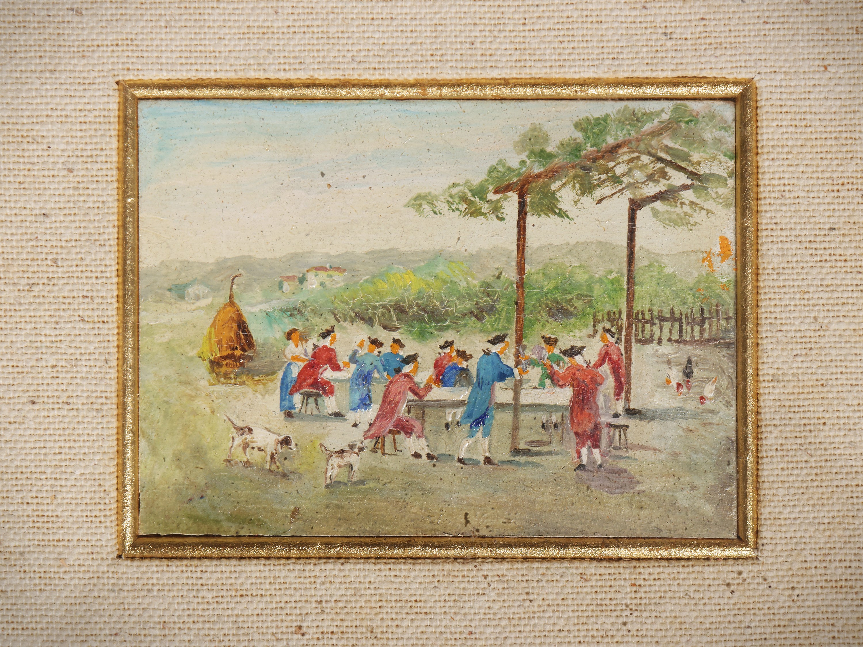 Cornici del XX secolo, Due coppie di cornici con miniature dipinte