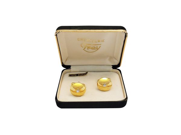 Gemelli in metallo golden tone  - Asta Vintagemania - Maison Bibelot - Casa d'Aste Firenze - Milano