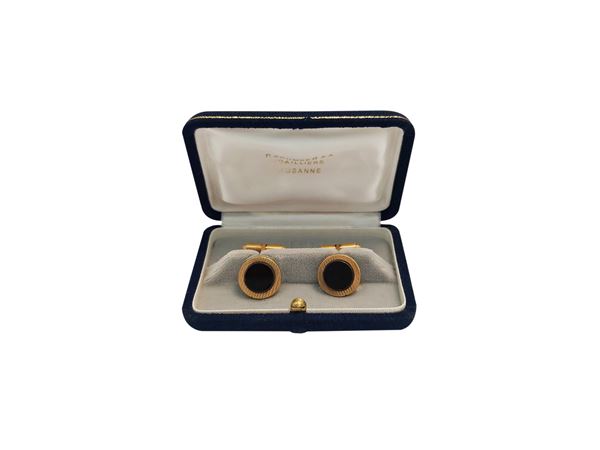 Gemelli in metallo golden tone  - Asta Vintagemania - Maison Bibelot - Casa d'Aste Firenze - Milano