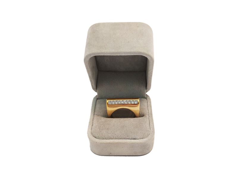 Anello in metallo golden tone