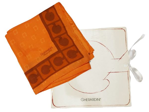 Gherardini - Monogram silk scarf