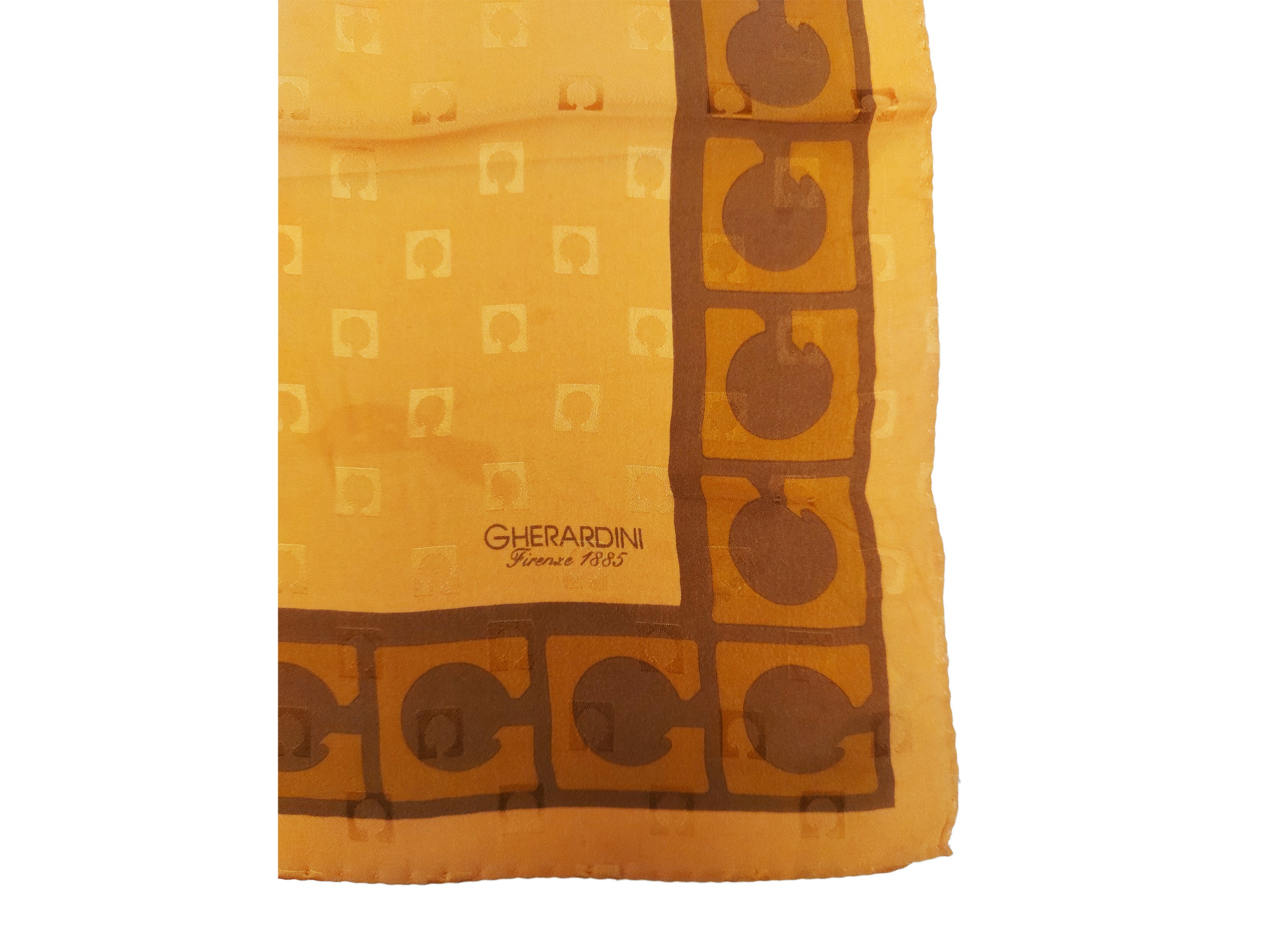 Gherardini, Foulard in seta con monogramma