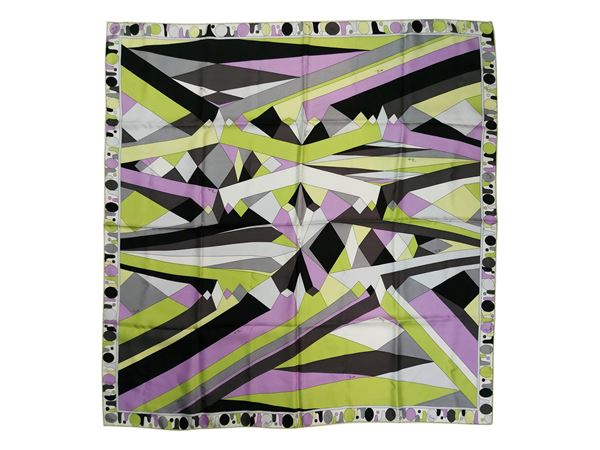 Emilio Pucci - Foulard in seta fantasia