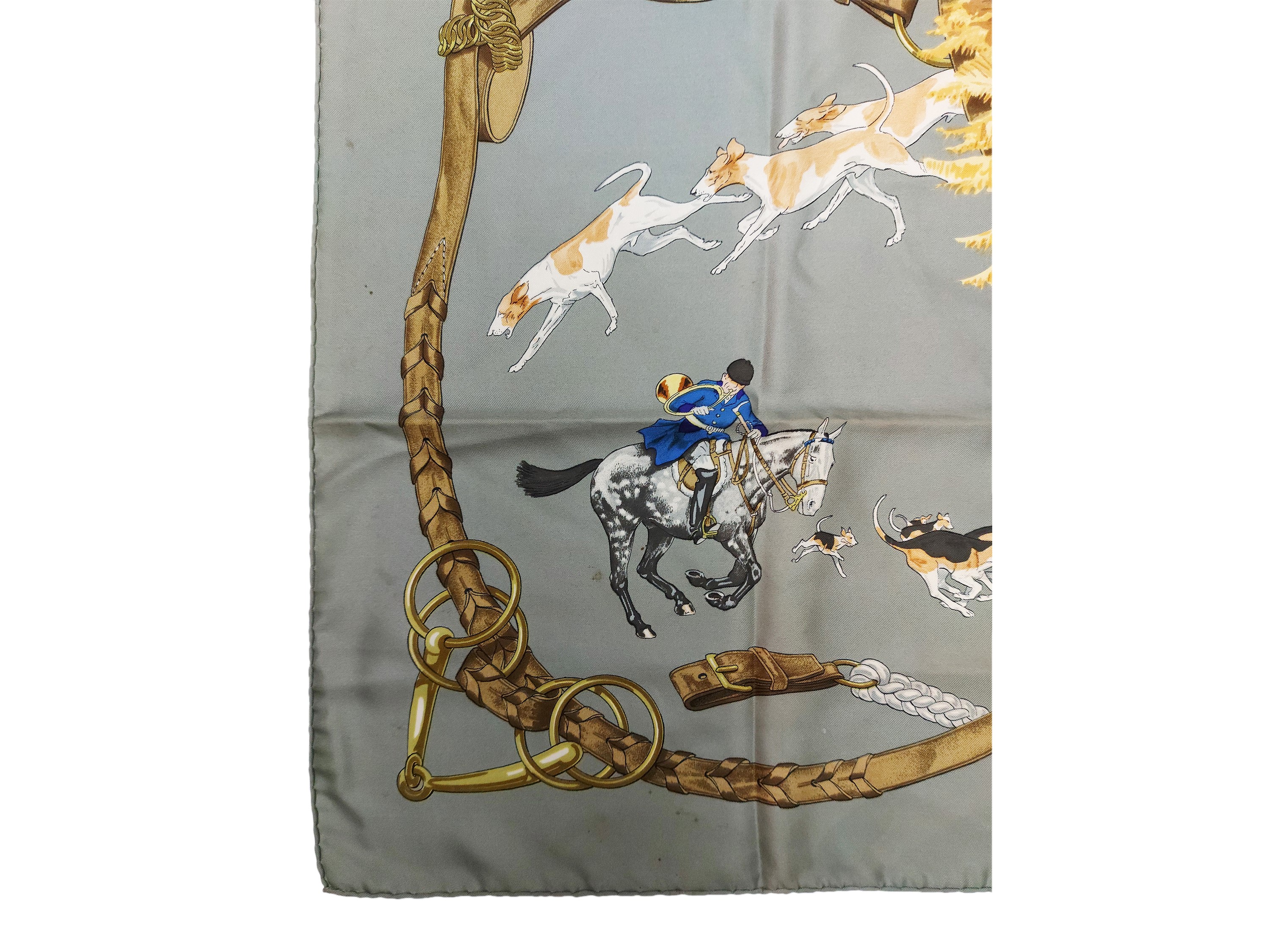 Hermès - Foulard in seta "Le bien aller" by Jean de Fourgerolle