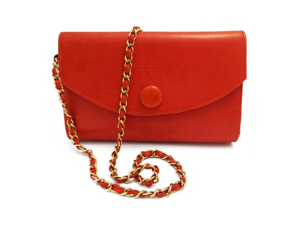 Ungaro - Borsa a tracolla in pelle rossa