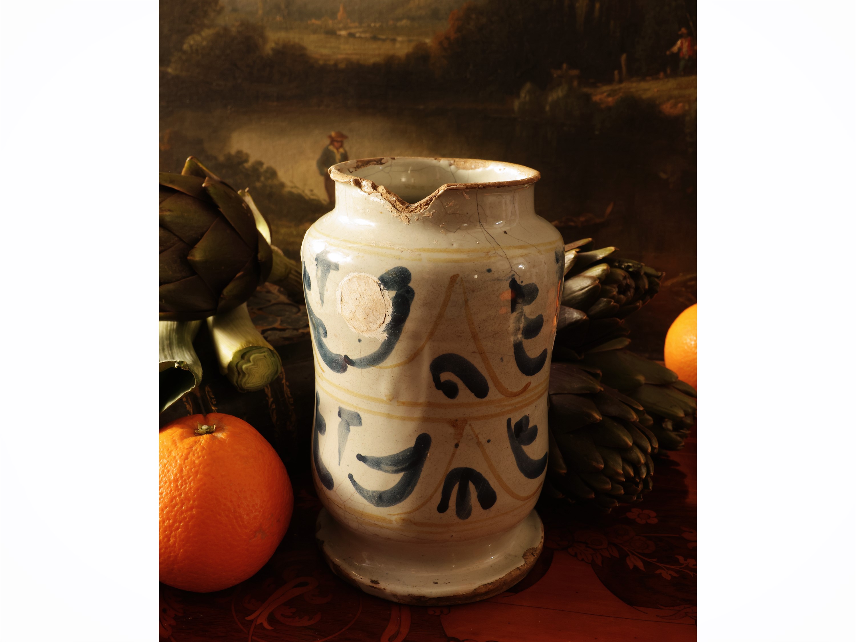 Albarello in maiolica