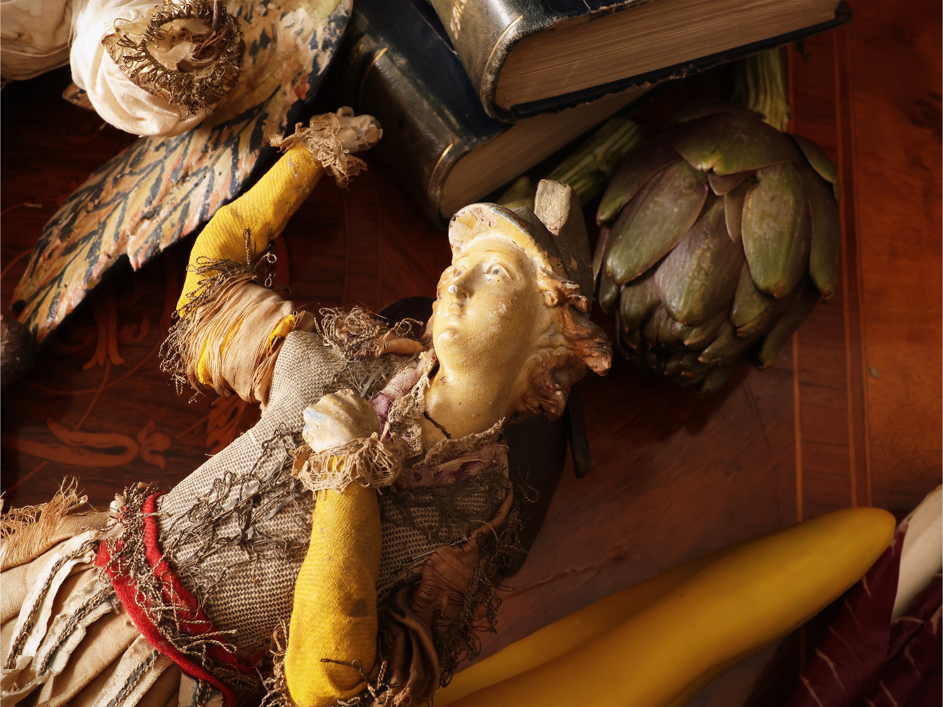 Gruppo di personaggi da presepe