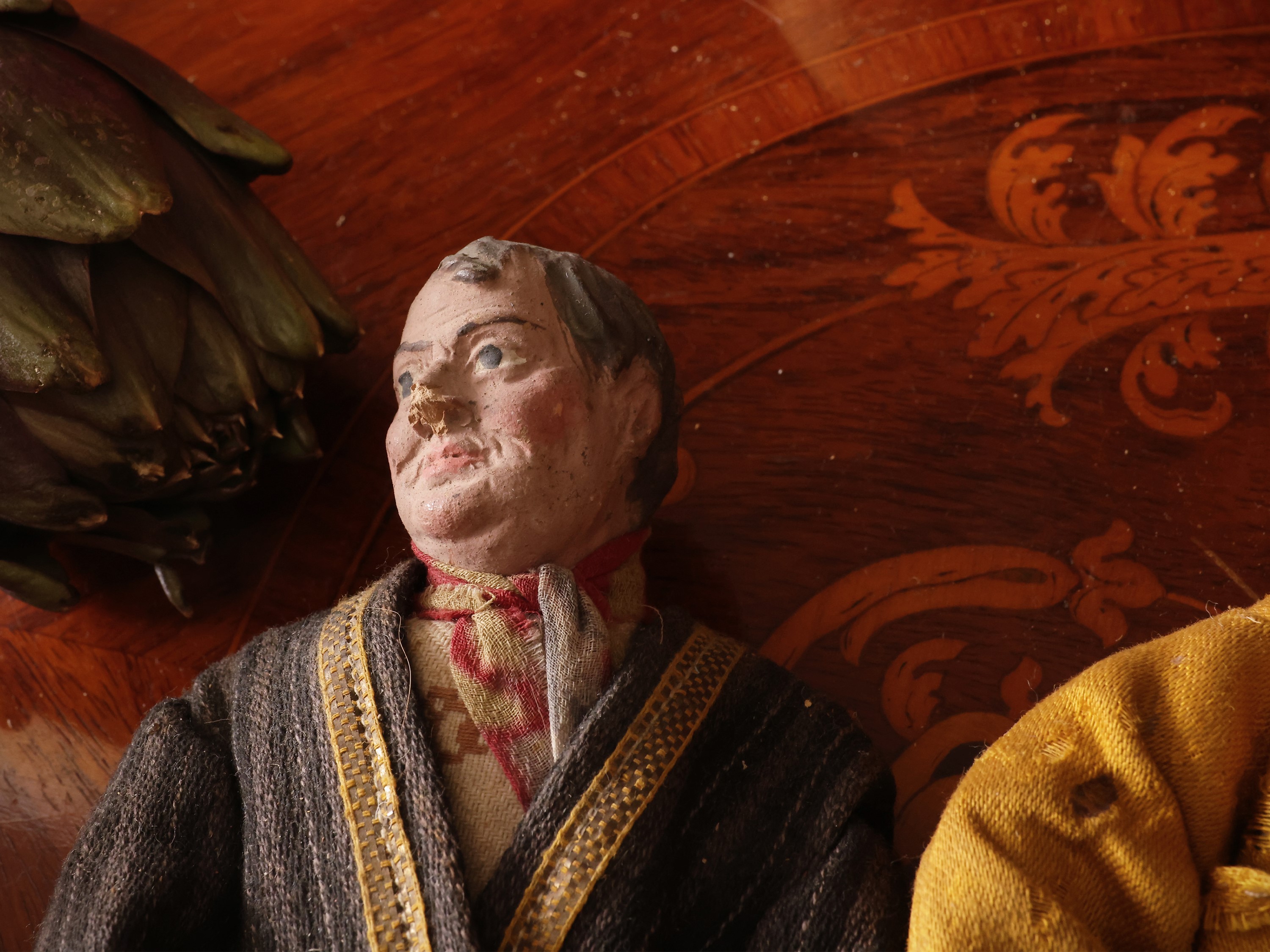 Gruppo di personaggi da presepe