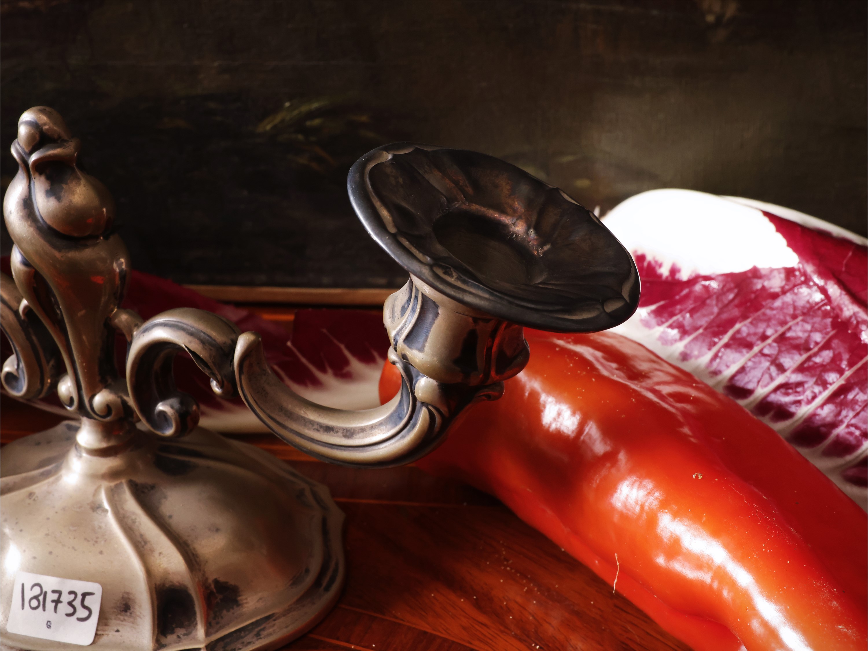 Piccolo candelabrio in argento