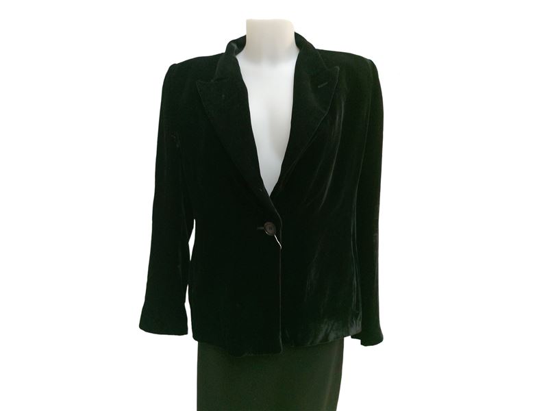 Emporio Armani - Giacca in Velluto Nero