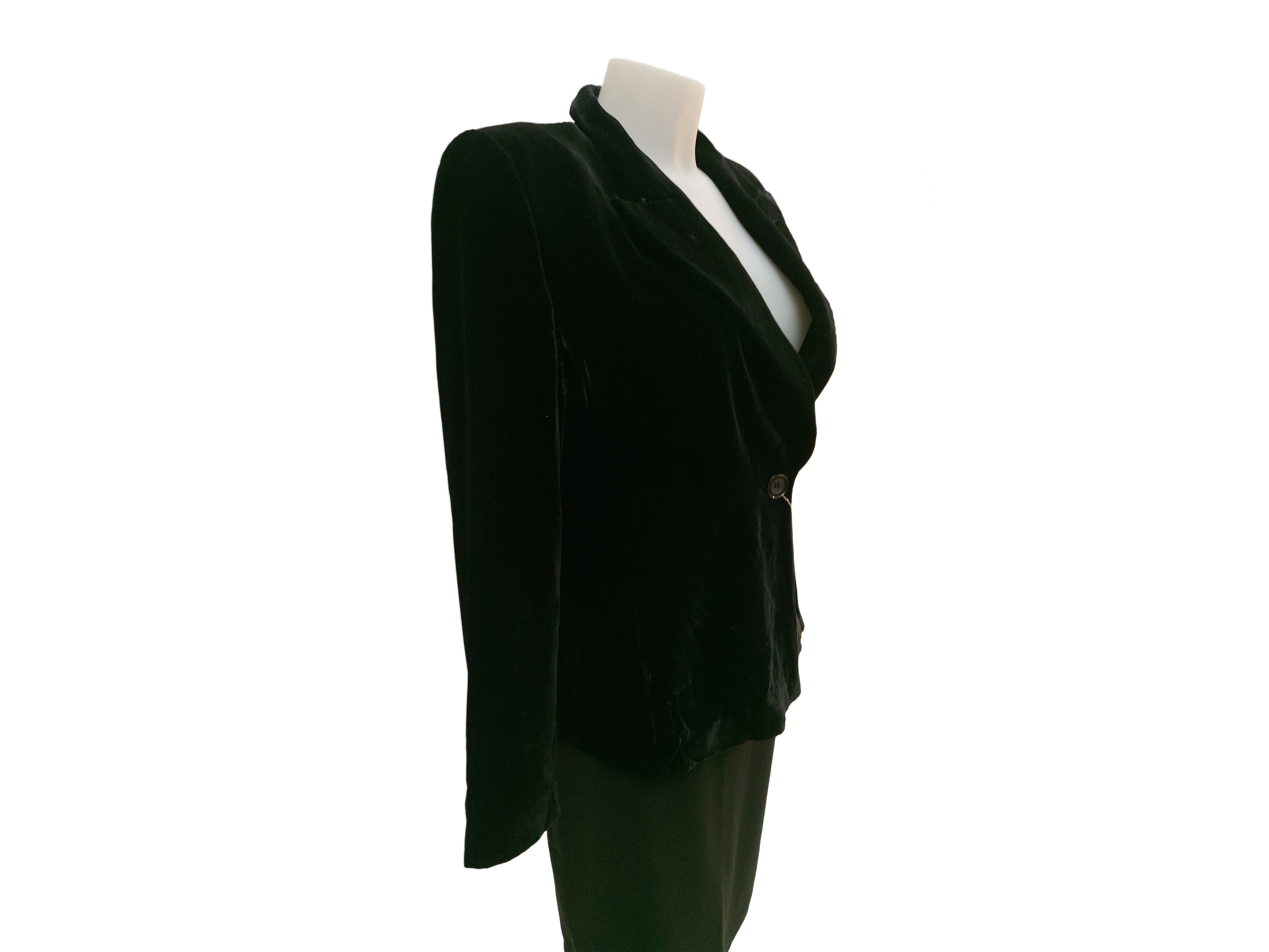 Emporio Armani - Giacca in Velluto Nero