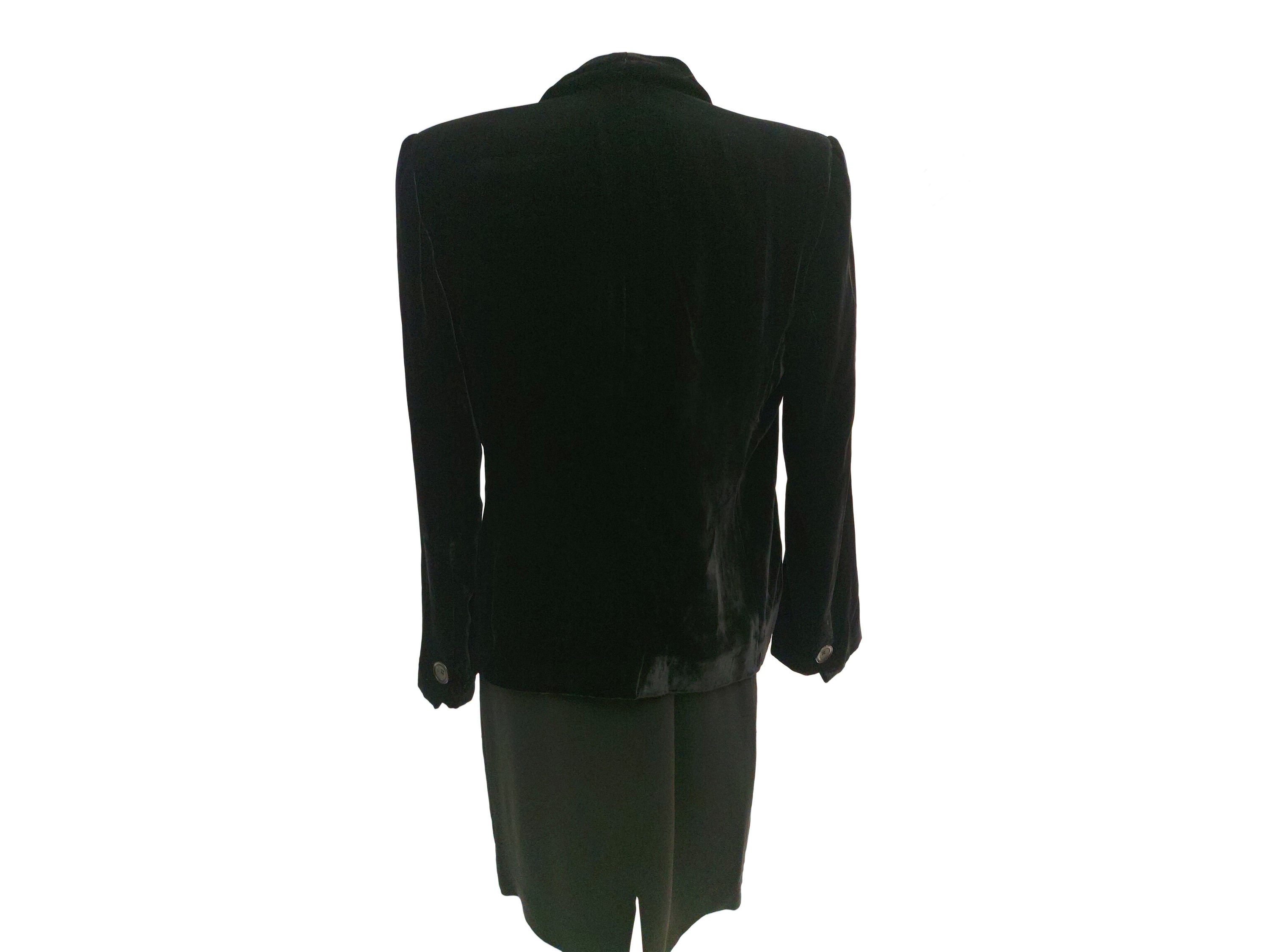 Emporio Armani - Giacca in Velluto Nero