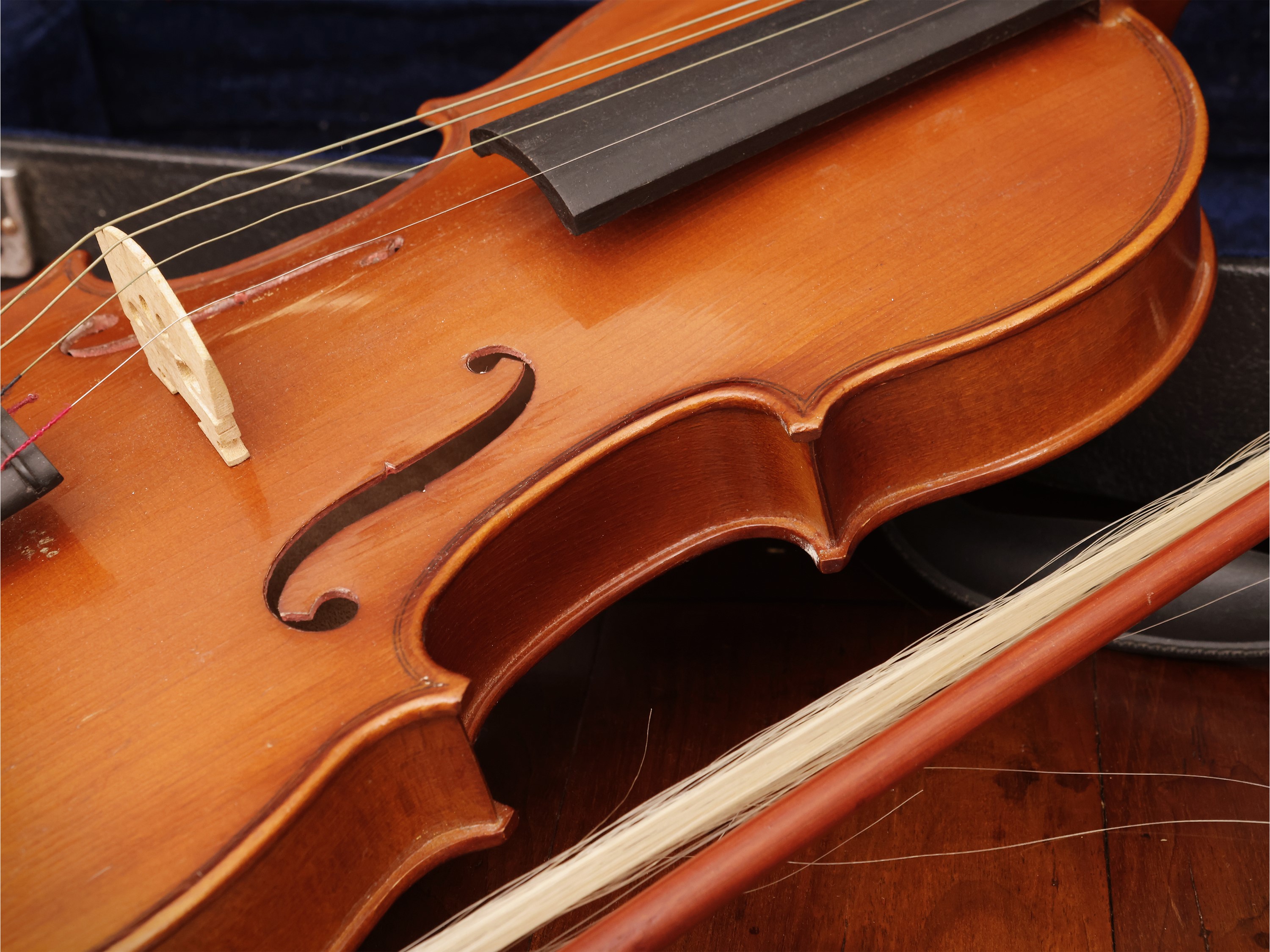 Violino d'epoca, inizio XX secolo, lunghezza cm 60