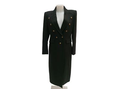 Cappotto in Lana Nera