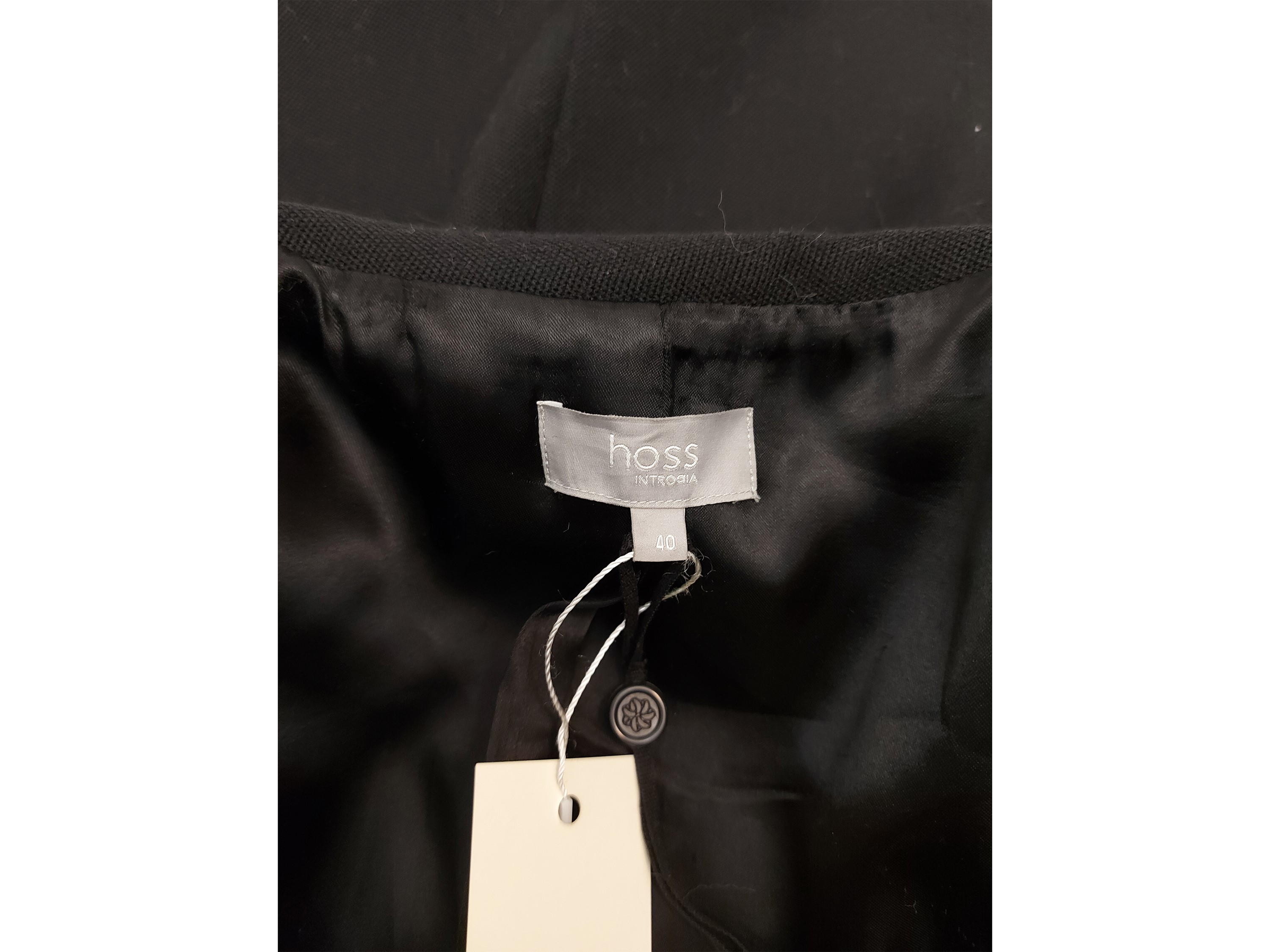 Cappotto in Lana Nera