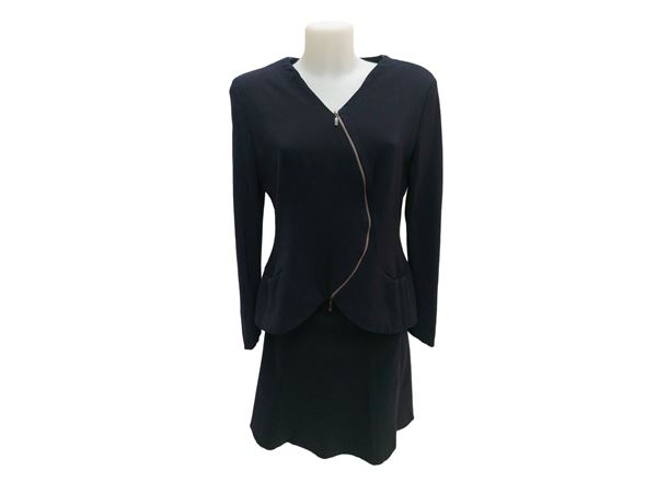 Giorgio Armani - Tailleur in lana blu