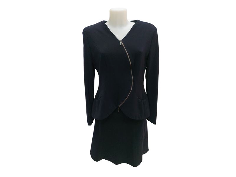 Giorgio Armani - Tailleur in lana blu