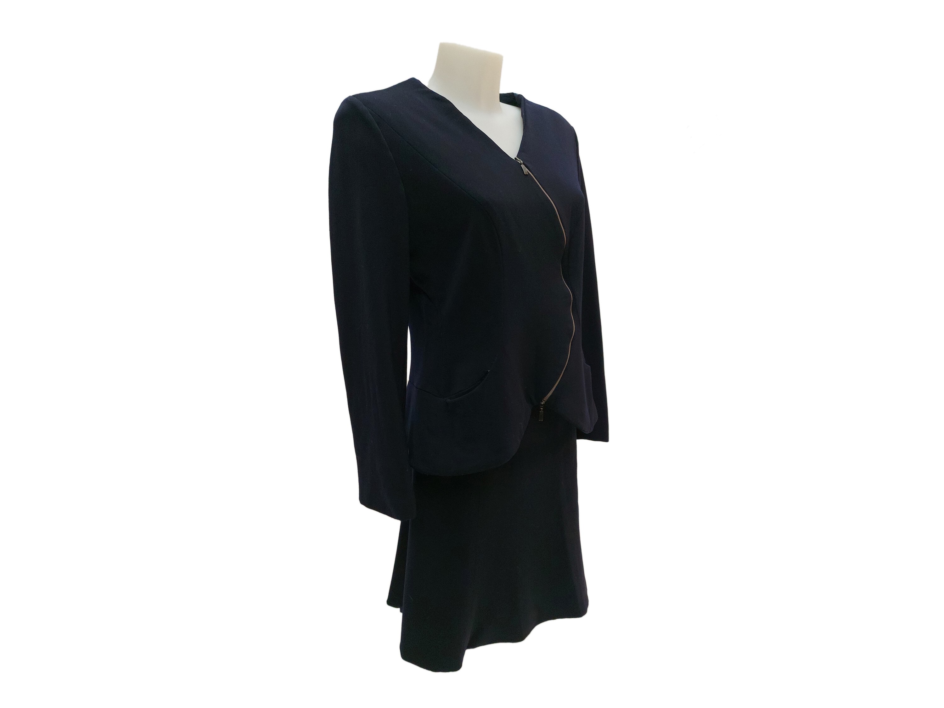 Giorgio Armani - Tailleur in lana blu