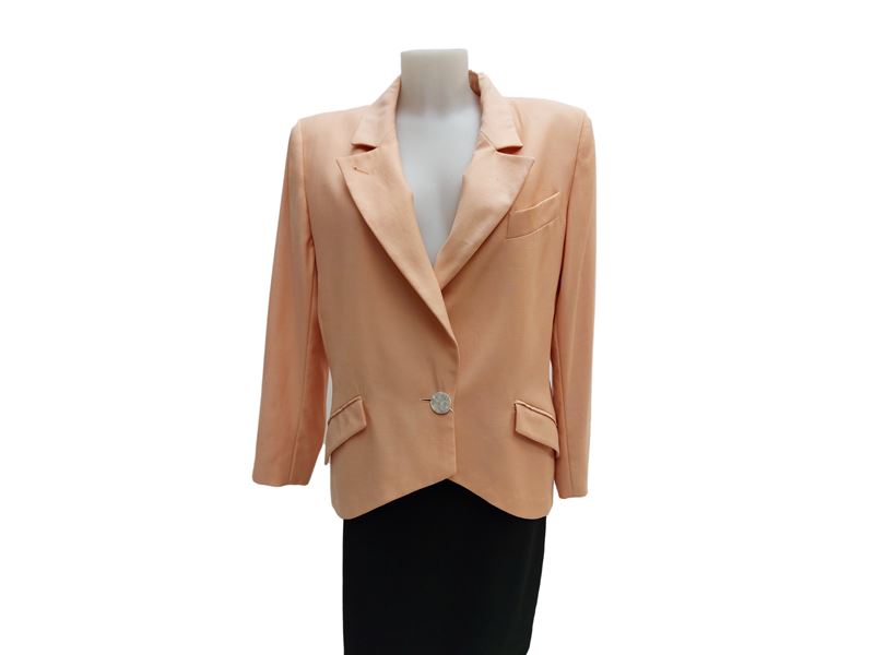 Christian Dior - Giacca in lana color salmone