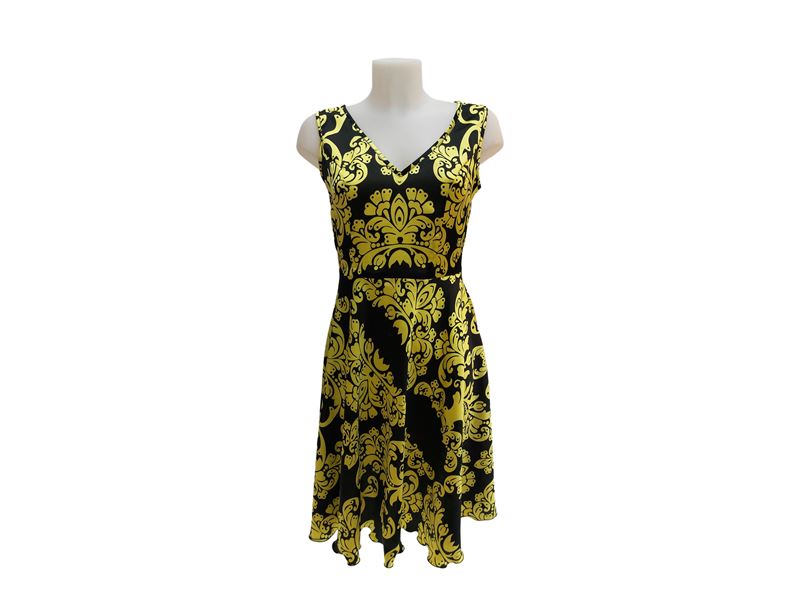Abito fantasia giallo e nero