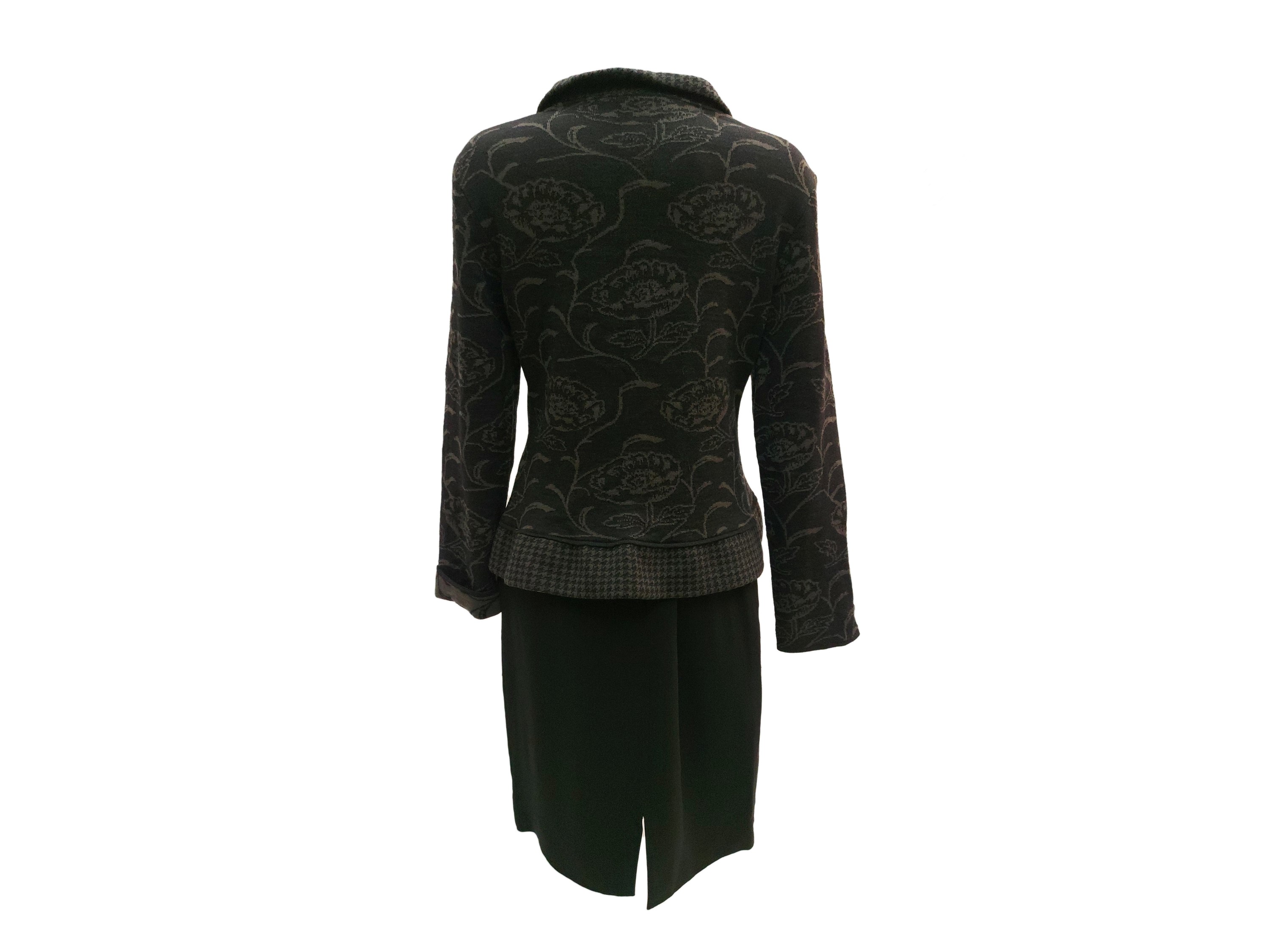 Giacchina in Maglia di Lana Nera