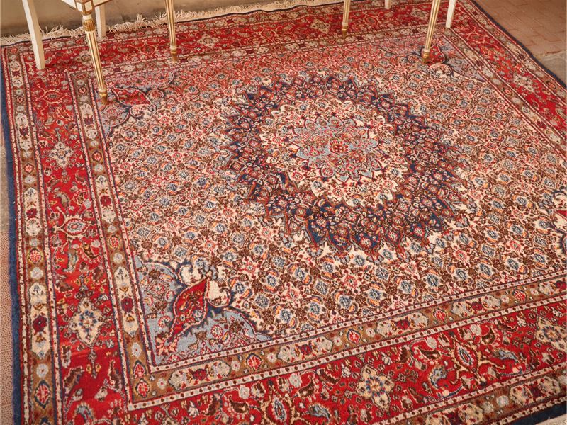 Tappeto persiano Mud Mashad, 205x203 cm