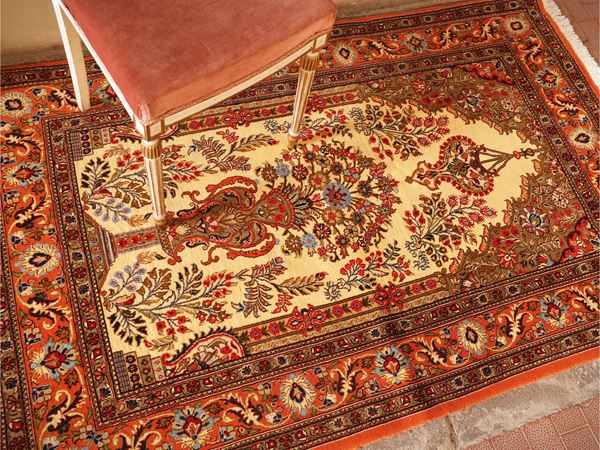 Extra fine Qum Kork Persian carpet