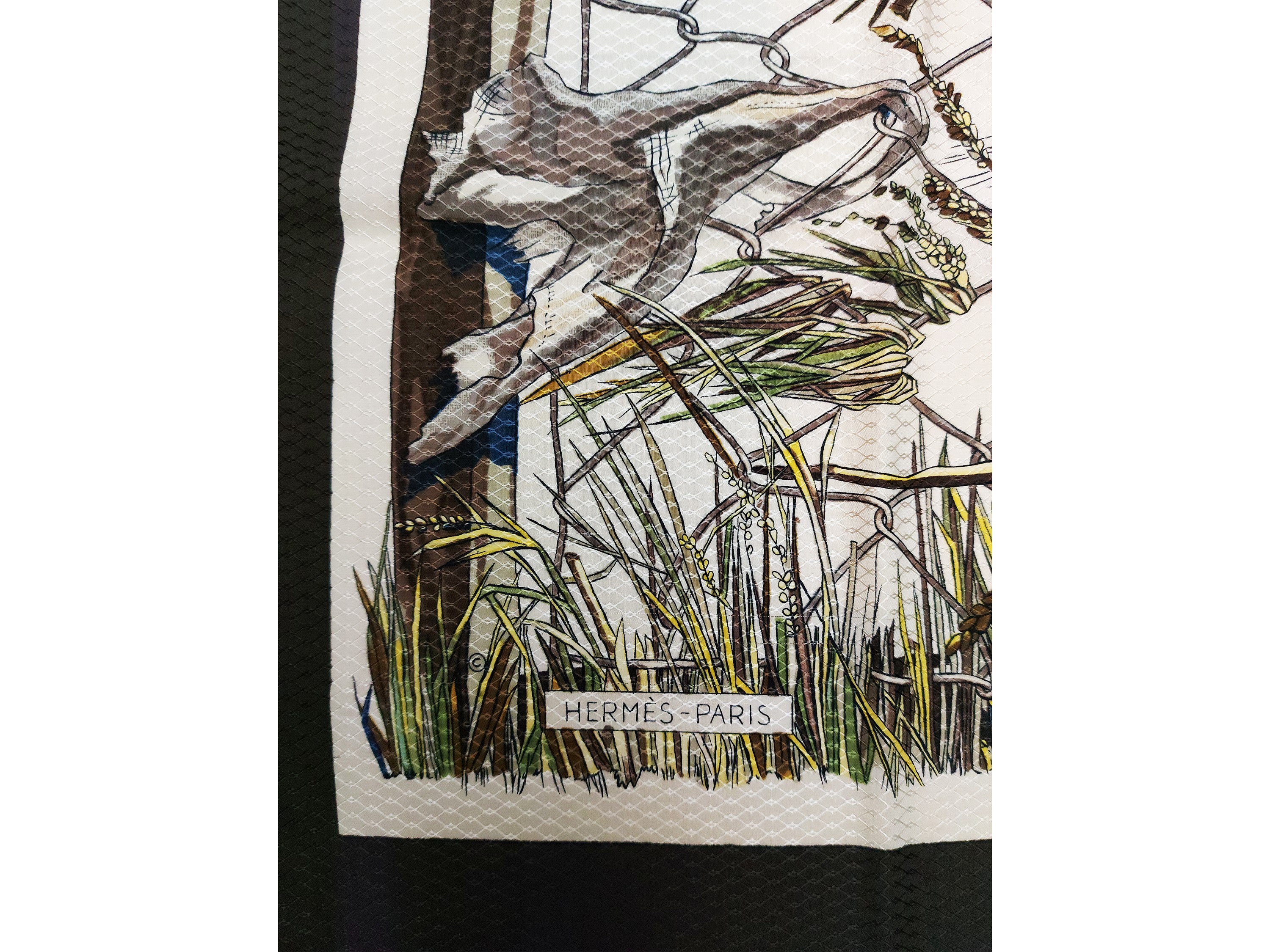 Hermès, Foulard in seta 'Gran Vent'