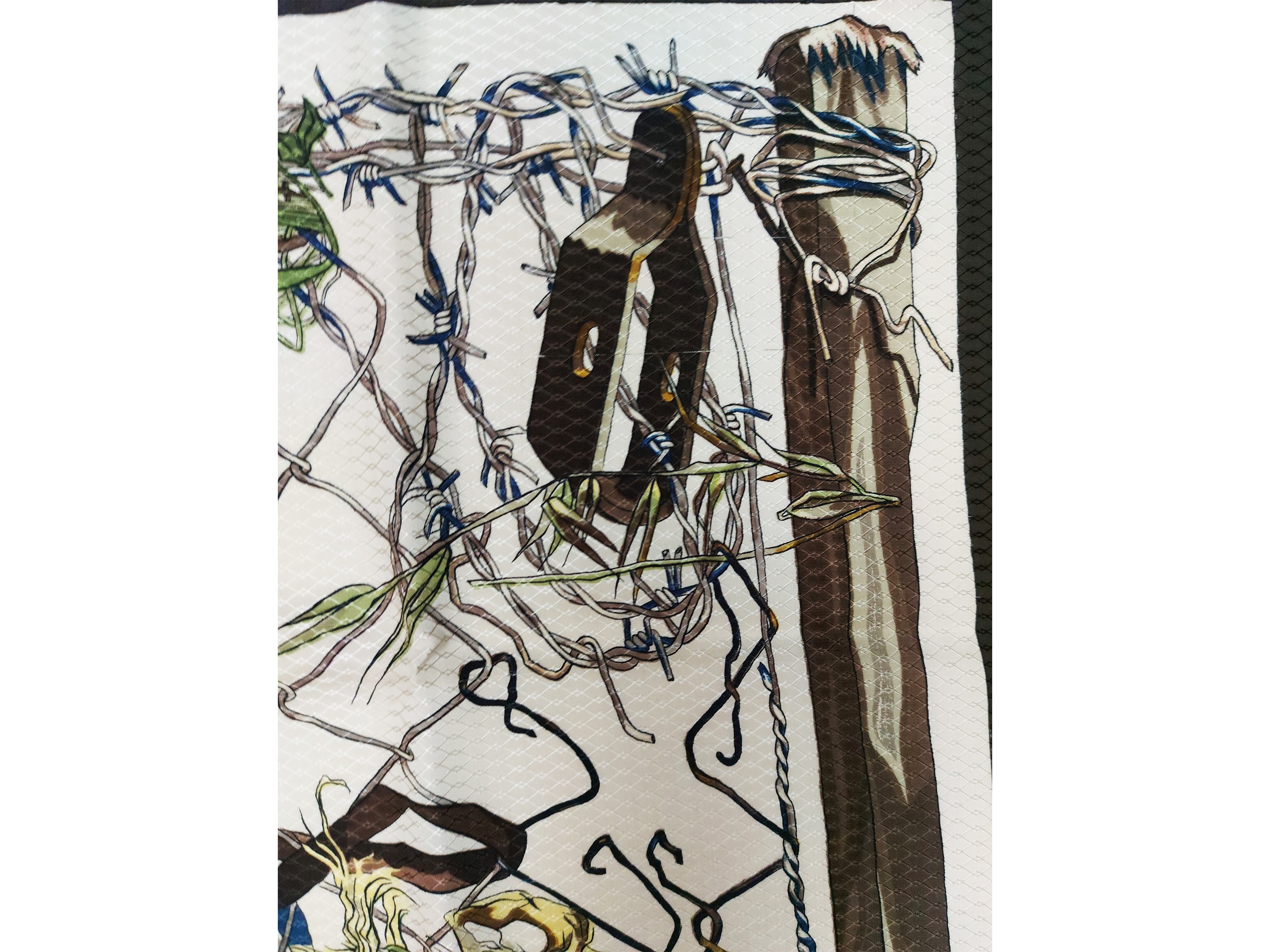 Hermès, Foulard in seta 'Gran Vent'