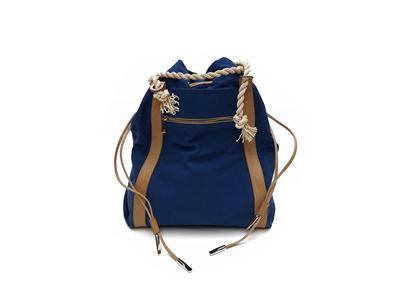 Salvatore Ferragamo - Borsone in Tela Blu