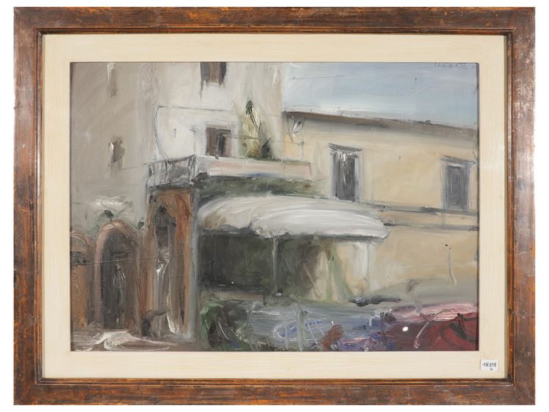 Un angolo nella piazza dell'Impruneta 1991