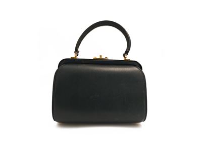 Bauletto in Pelle Blu