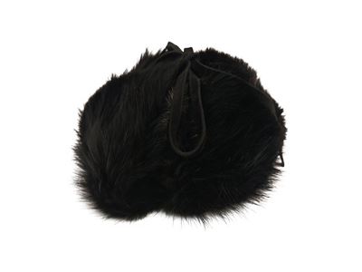 Malo - Cappello in Camoscio e Pelliccia di Visone Nero