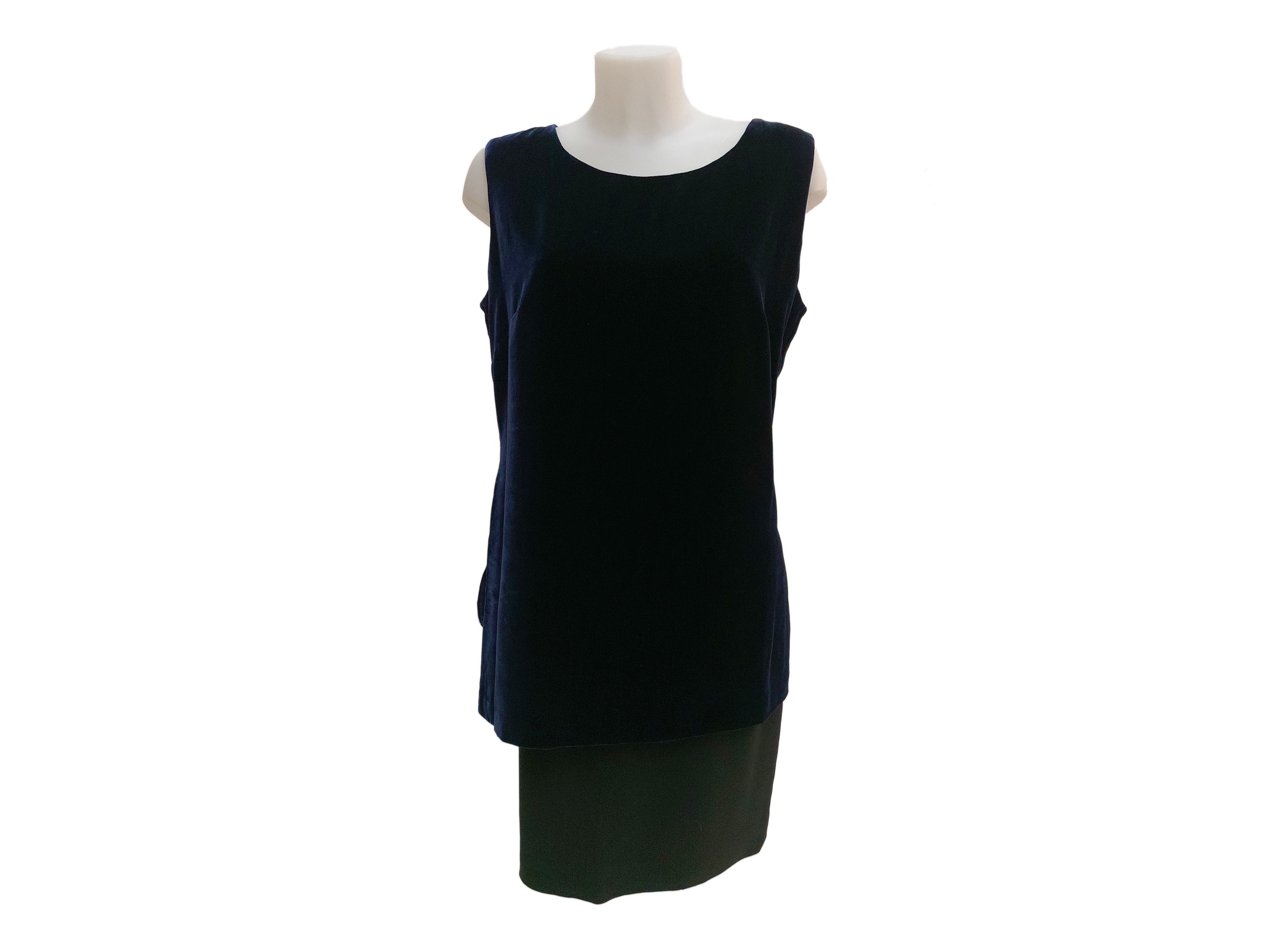 Luisa Spagnoli - Giacca e Top in Velluto Blu