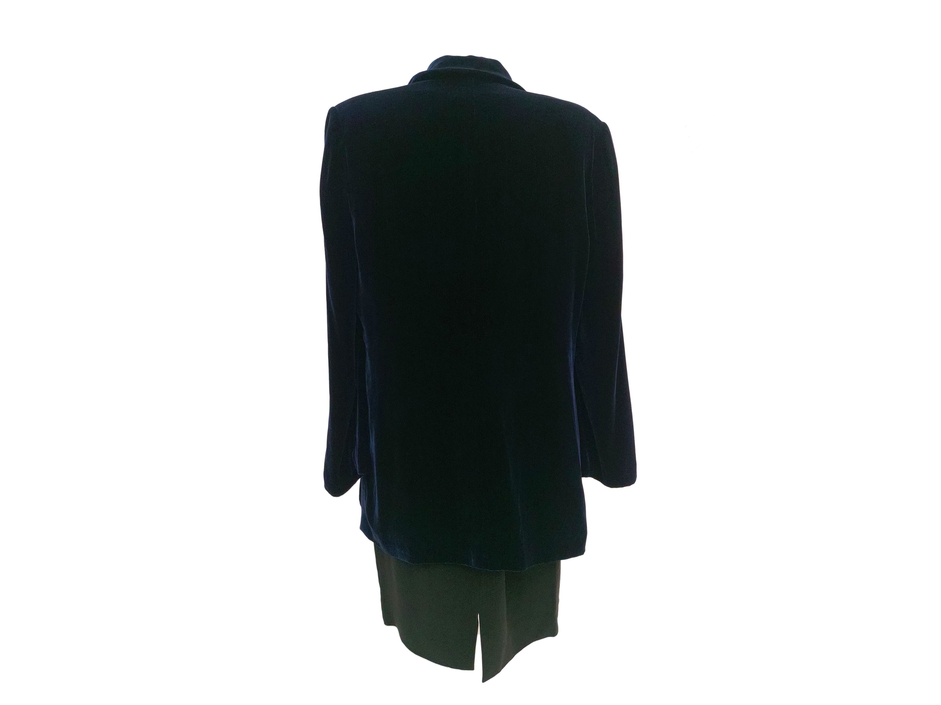 Luisa Spagnoli - Giacca e Top in Velluto Blu