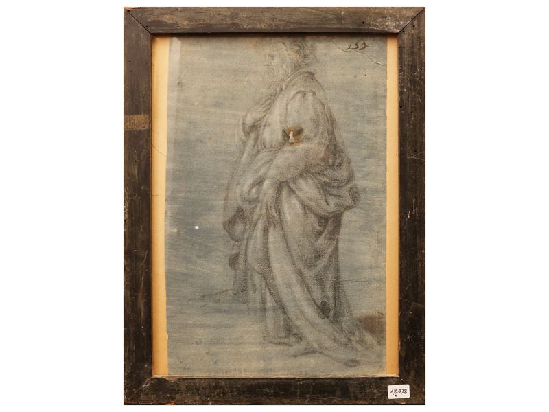 Diverse opere su carta, studi e disegni a matita e china, XIX secolo