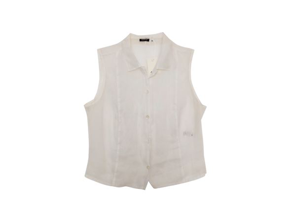 Aspesi - Creamy white organza shirt