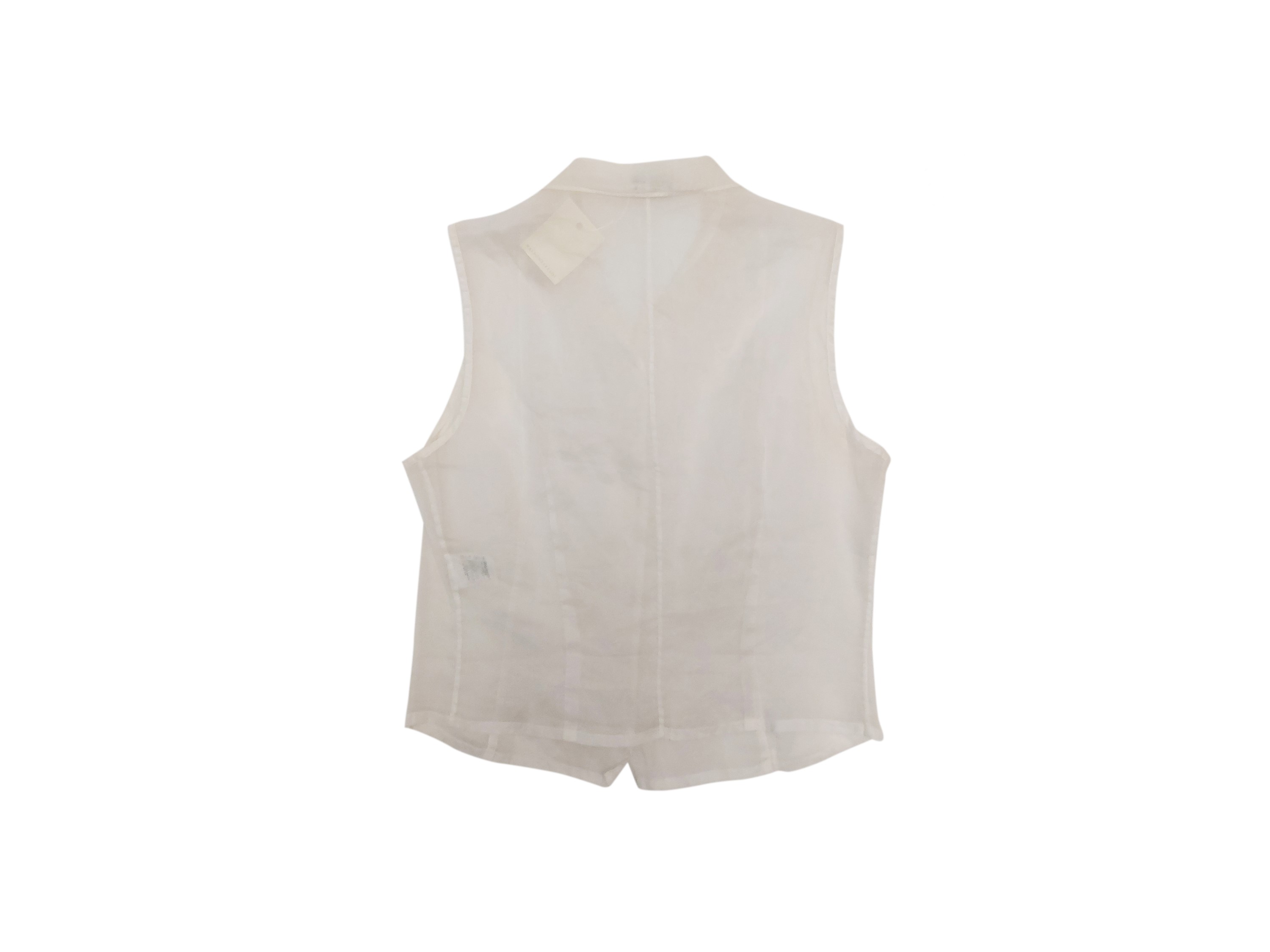 Aspesi - Camicia in Organza Bianco Panna