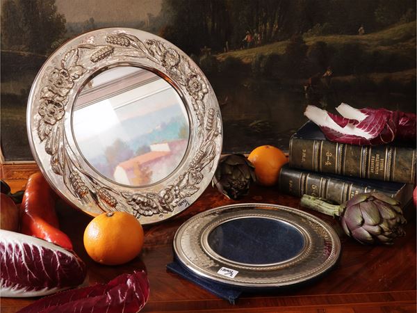 Due cornici in argento 925  - Asta Stile fiorentino - Maison Bibelot - Casa d'Aste Firenze - Milano