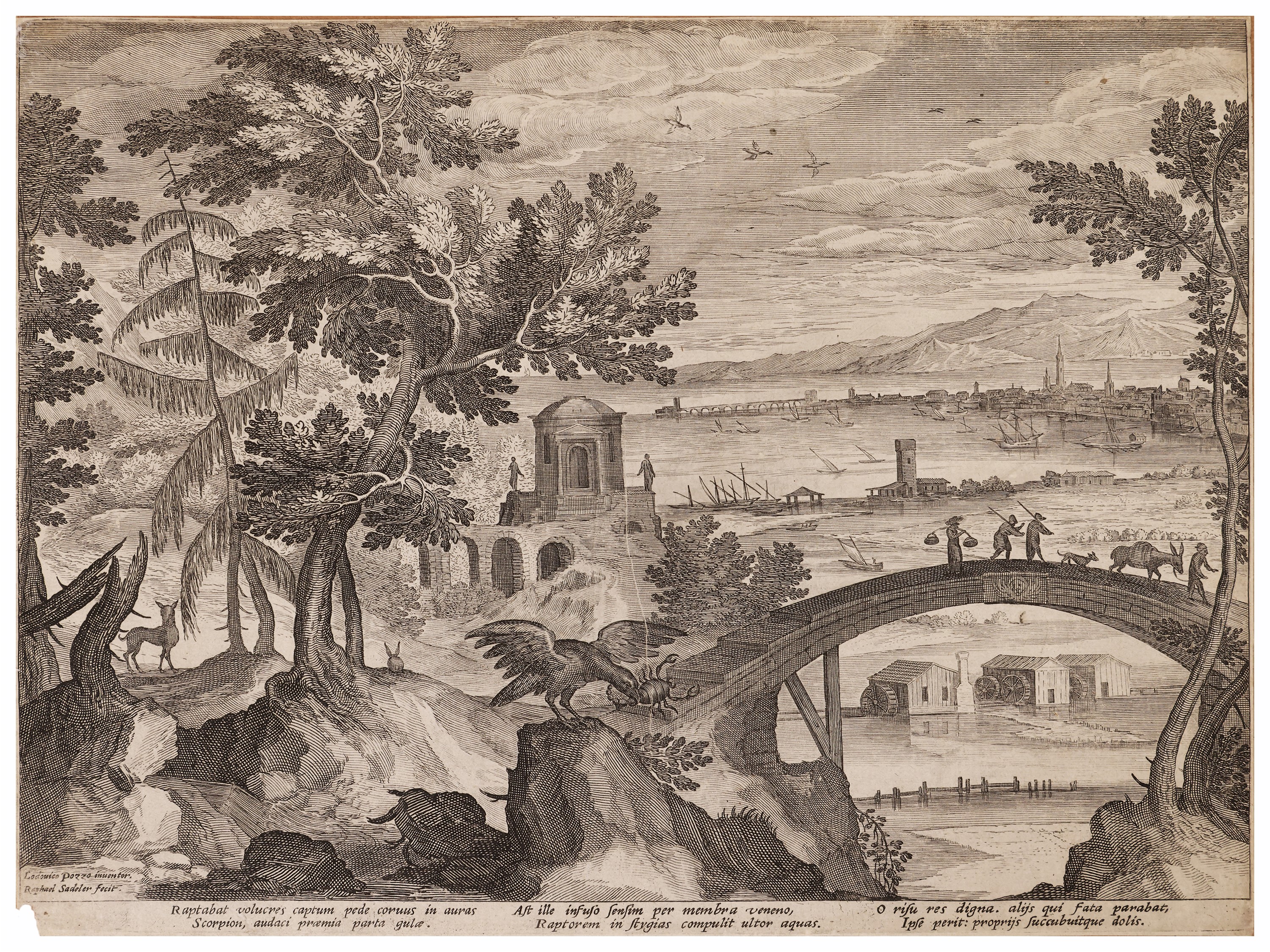 Raffaello Sadeler I, Incisioni e paesaggi del XVII secolo