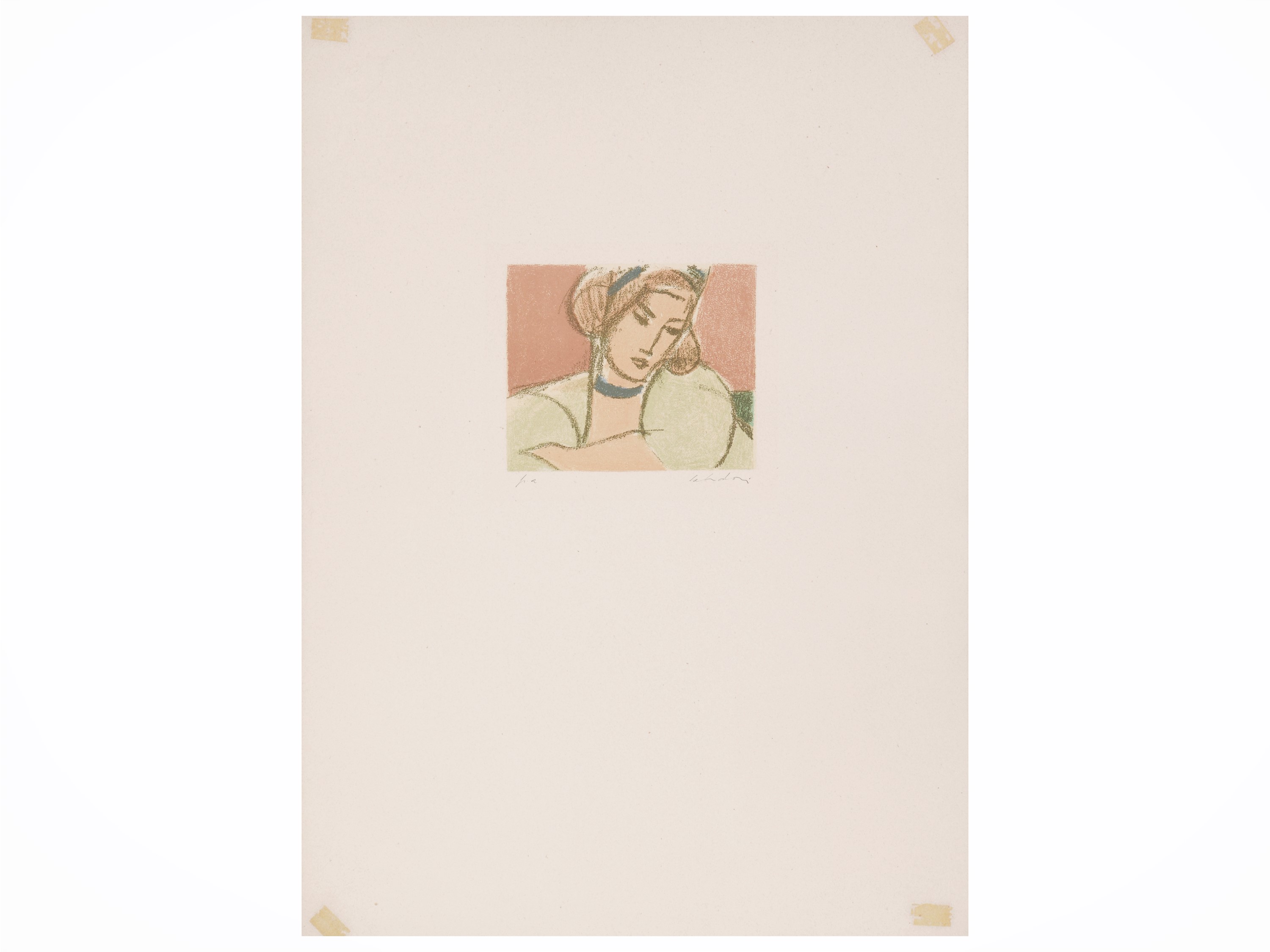 Ritratto femminile - Como ramos de jacintos