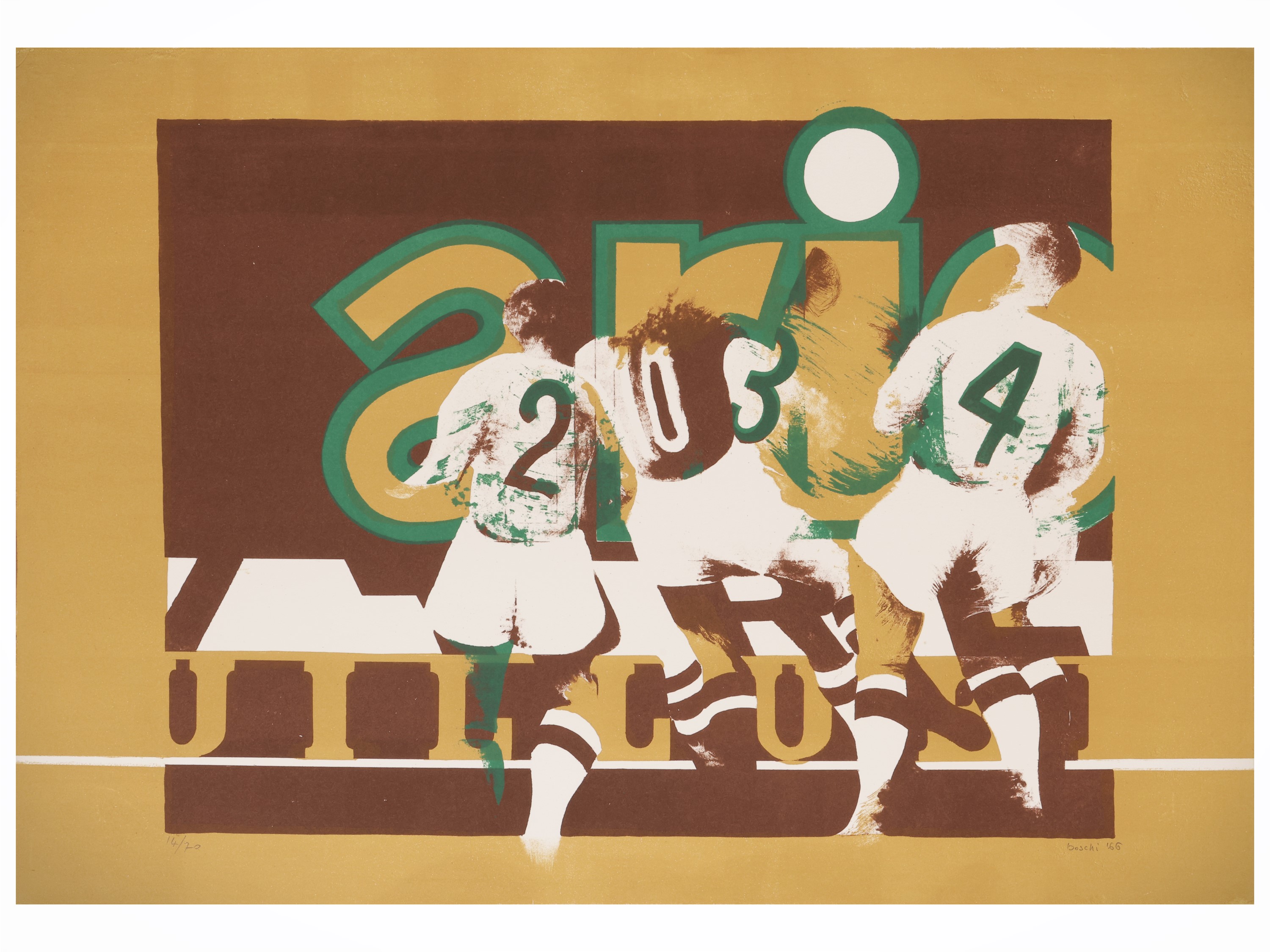 Due litografie: Bruno Cassinari e Dino Boschi