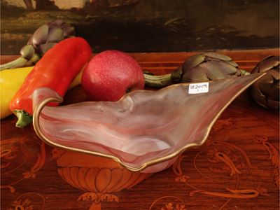 Coppa in pasta di vetro, Art Nouveau, Francia, inizio XX secolo